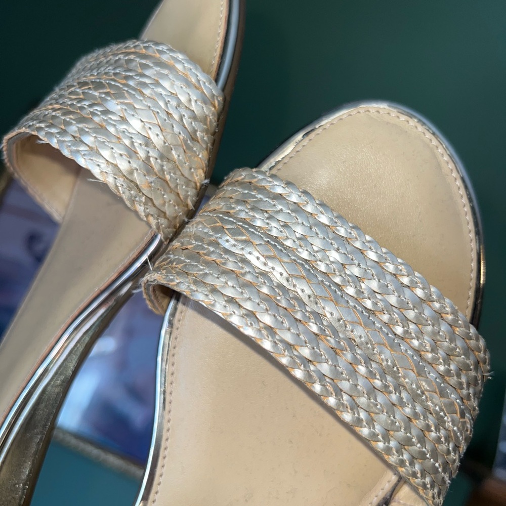 Talbots Women's Silver Sandals - Picture 5 of 6
